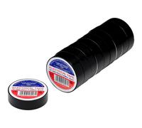 Draper PVC Electrical Insulation Tape Pack of 10 Black 19mm 20m
