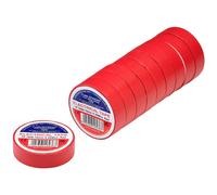 Draper PVC Electrical Insulation Tape Pack of 10 Red 19mm 20m