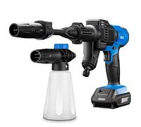 Draper PW16 Cordless Pressure Washer with 2Ah D20 Battery and Charger, 16Bar, Portable and Versatile, Blue