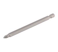 Draper PZ Type Screwdriver Insert Bit 1/4" Hex 100mm Long No.1 1 Pieces Grey