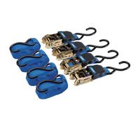 Draper 92771 Ratcheting Tie Down Straps 4.5M X 25Mm 225Kg (4 Piece) per set