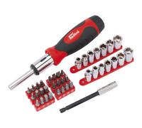 Draper Redline 68835 Ratcheting Screwdriver Socket and Bit Set (40-Piece)