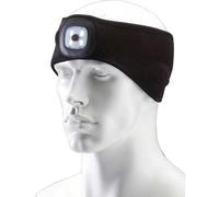 Draper 95172 Headband with USB Rechargeable LED Torch, 1W, Black, One Size