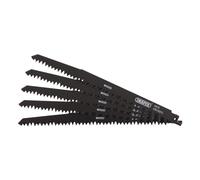 Draper RECIP SAW BLADE 5PCS - S1531L 38803 Reciprocating Saw Blades for Wood Cutting, 240mm, 5tpi (Pack of 5)