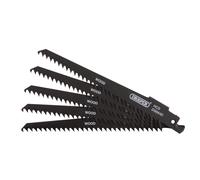 Draper RECIP SAW BLADE 5PCS - S644D 43430 Reciprocating Saw Blades for Wood and Plastic Cutting