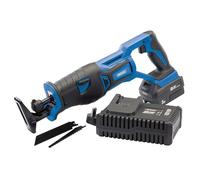 Draper D20 20V Brushless Reciprocating Saw 3Ah Battery Fast Charger Kit