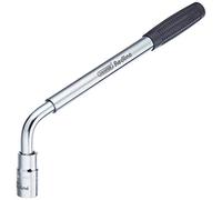 Draper Redline® 1/2" 17 x 19mm Square Drive Wheel Nut Wrench | 365 to 550mm Extendable Handle | Carbon Steel Socket Reversible | 67641