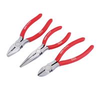Draper Redline 160mm Pliers Set with PVC Dipped Handles 3 Piece