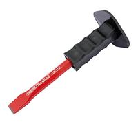 Draper Redline 19x250mm Cold Chisel | Concrete Working Hand Tools | Carbon Steel Tool |Impact Resistant Soft Grip | Hand Guard | 68653