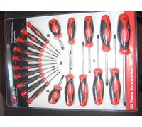 DRAPER REDLINE 20 Piece Soft Grip Screwdriver Set
