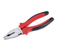 Draper Redline 200mm Combination Plier | Soft Grip Hand Tools | Carbon Steel Tempered Tool | Hardened Jaws & Cutting Edges | 68279