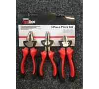 Draper Redline 3 piece pliers set all 160mm 68001