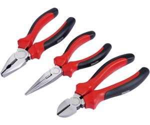 Draper Redline 68001 160 mm Heavy Duty Pliers Set with Soft Grip Handles