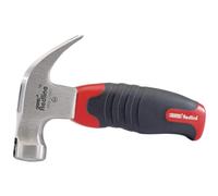 Draper Redline 68833 283 g 10 oz Fibreglass Shaft Stubby Claw Hammer, Red/Black