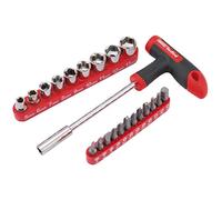 Draper Redline 68841 T-Handle Driver with Sockets and Bits Set (22-Piece)