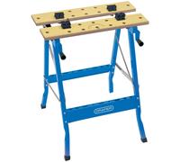 Draper Folding Work Bench Dual Clamping Portable Steel Leg MDF Saw Horse 68027