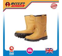 Draper Rigger Style Safety Boots, Size 12 85977 85977