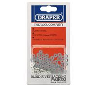 Draper Rivet Backing Washers, 2.4mm (100 Piece)