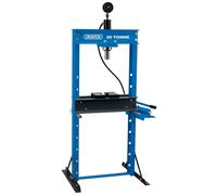 Draper Robust Hydraulic Floor Press With Nine Adjustable Table Heights 20 Tonne