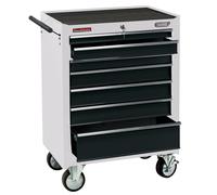 Draper Roller Tool Cabinet, 7 Drawer, 26", White