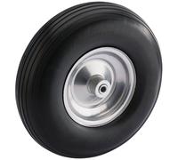 Draper Rubber Spare Solid Wheel For Gardening Wheelbarrows 320mm - Black