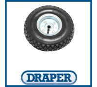 DRAPER Rubber Spare Wheel Replacement For Garden Mesh Cart Truck Trolley -83966