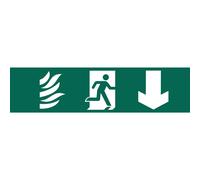 Draper Running Man Arrow Down