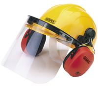 Draper Safety Helmet with Ear Muffs and Visor 69933