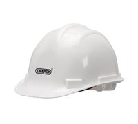 Draper Safety Helmet Fully Adjustable Head Harness EN397 CE UKCA Approved White