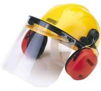 Draper Safety Helmet with Ear Muffs and Visor 69933