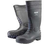 Draper Safety Wellington Boots Black Size 9