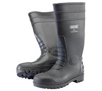 Draper Safety Wellington Boots Size 12 S5 Steel Toecap 100% Waterproof 02702