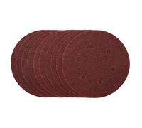 Draper Sanding Discs, 150mm, Hook & Loop, 40 Grit, (Pack Of 10) 54887