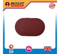 Draper Sanding Discs, 180mm, Hook&Loop, 400 Grit, (Pack of 10) 63797