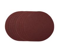 Draper Sanding Discs, 180mm, Hook & Loop, 80 Grit, (Pack of 10)
