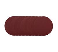 Draper Sanding Discs 200mm 120 Grit Pack of 10 Hook And Loop Backing 10233