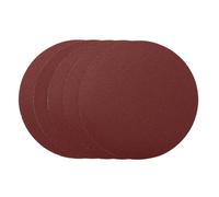 Draper Sanding Discs 63031, 200mm 120 Grit PSA, Pack of 5 (Red)