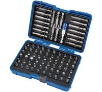 Draper Screwdriver and 1/4" Bit Holder Set 80 Piece Mixed Long & Short 82396