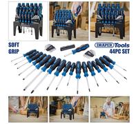 Draper 81294 Soft Grip Screwdriver Hex. Key And Bit Set (44 Piece) per set 1