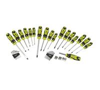 Draper 78619 44 Piece Screwdriver Set Allen/Hex Key & Bit Tool Set - Green