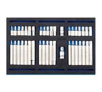 Draper Screwdriver Insert Bit Set in 1/4 Drawer EVA Insert Tray (40 Piece) 63515