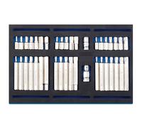 Draper Screwdriver Insert Bit Set With 1/4 Drawer EVA Insert Tray 40 Pieces