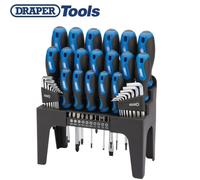 Draper 81294 Soft Grip Screwdriver Hex. Key And Bit Set (44 Piece) per set 1