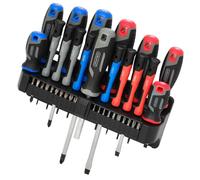 Draper Screwdriver Set With Wall Mountable Rack (37 Piece) Pk 1 31672