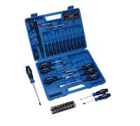 Draper 40850 Screwdriver Socket And Bit Set Blue (70 Piece) per set