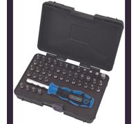 Draper Security Screwdriver Bit and Driver Set 45 Piece Magnetic Soft Grip 82399
