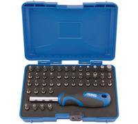 Draper Security Screwdriver Bit & Driver Set Chrome Vanadium Steel 45 Pieces