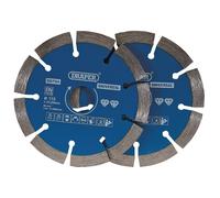Draper Segmented Diamond Blade, 115mm (Pack of 2)