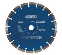 Draper Segmented Diamond Blade 230mm concrete bricks stone granite marble 99784