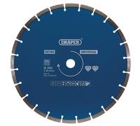 Draper Segmented Diamond Blade 350mm concrete bricks stone granite marble 99786